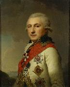 unknow artist Portrait of Admiral Osip Mikhailovich de Ribas (Jose de Ribas) oil painting on canvas